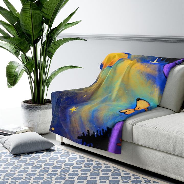 No Place I Would Rather Be Than Here With You (Dogs) Sherpa Fleece Blanket