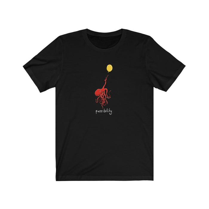 Possibility Octopus and Balloon Unisex Soft Cotton T-Shirt