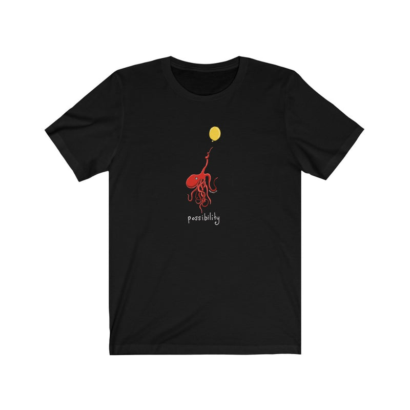Possibility Octopus and Balloon Unisex Soft Cotton T-Shirt