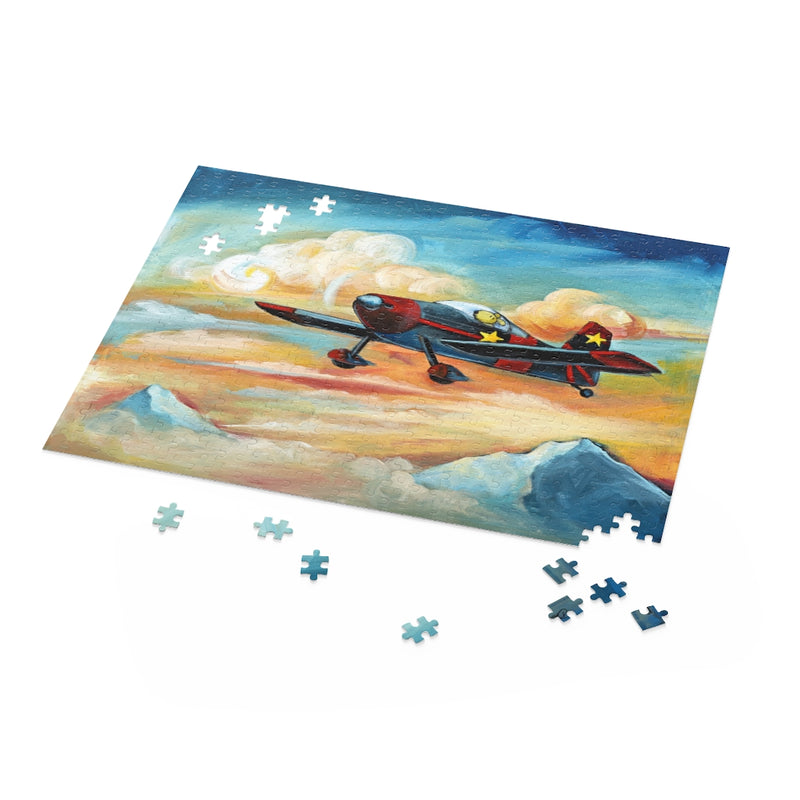 Flying Dreams Pilot Dog Puzzle (120, 252, 500-Piece)