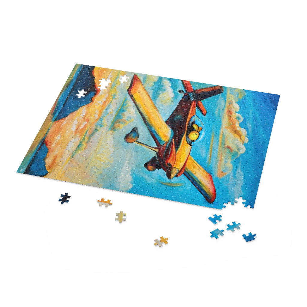 Home for Sunset (Pilot Dog) Puzzle (120, 252, 500-Piece)