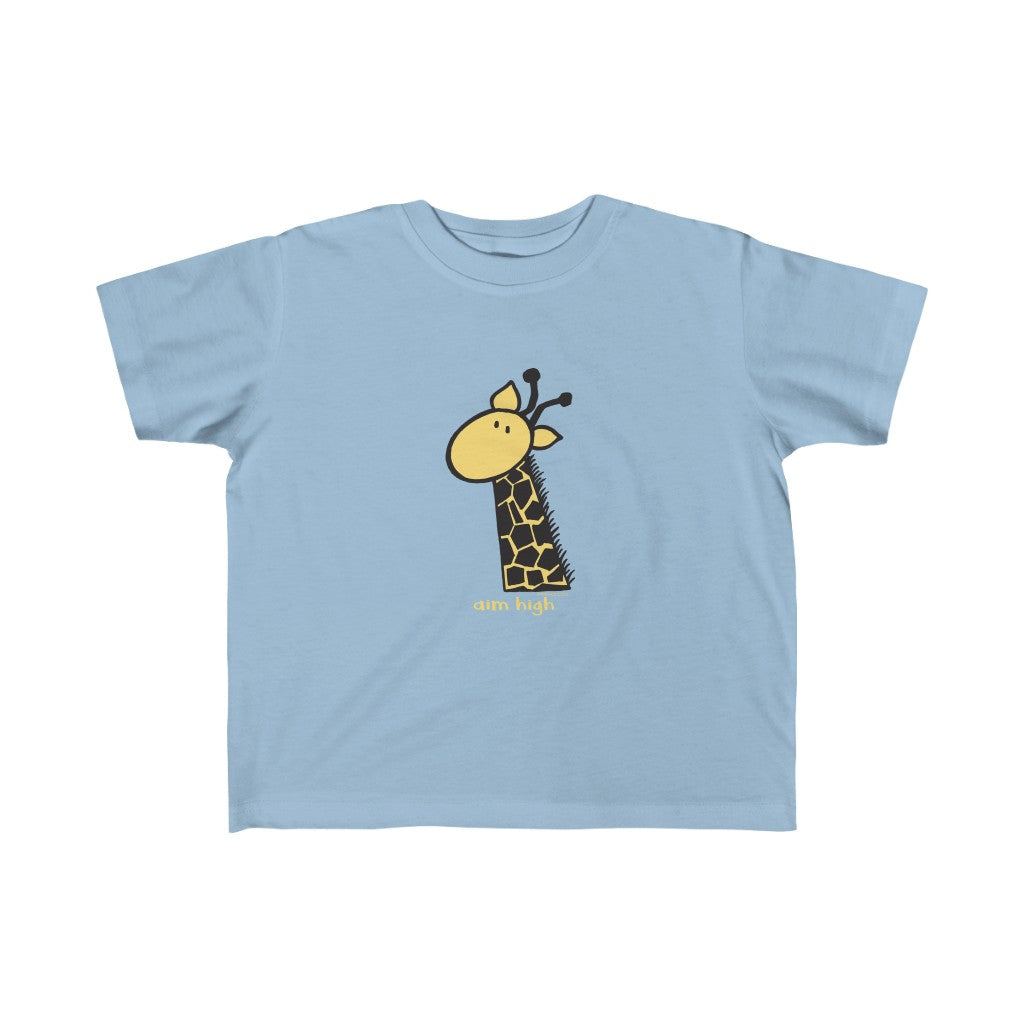 Aim High/Giraffe Appliqué Rescued 2024 Long Sleeved Flannel shirt.