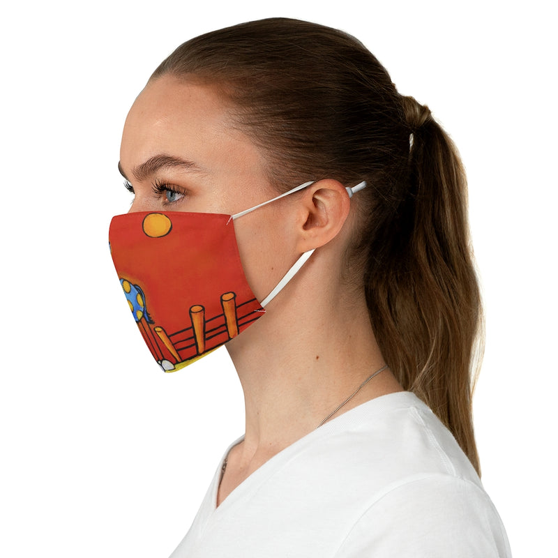 Don't Fence Me In (Horse) Fabric Face Mask