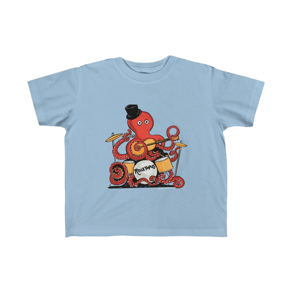 Childrens Rocktopus Sizes 2T to 6T T-Shirt