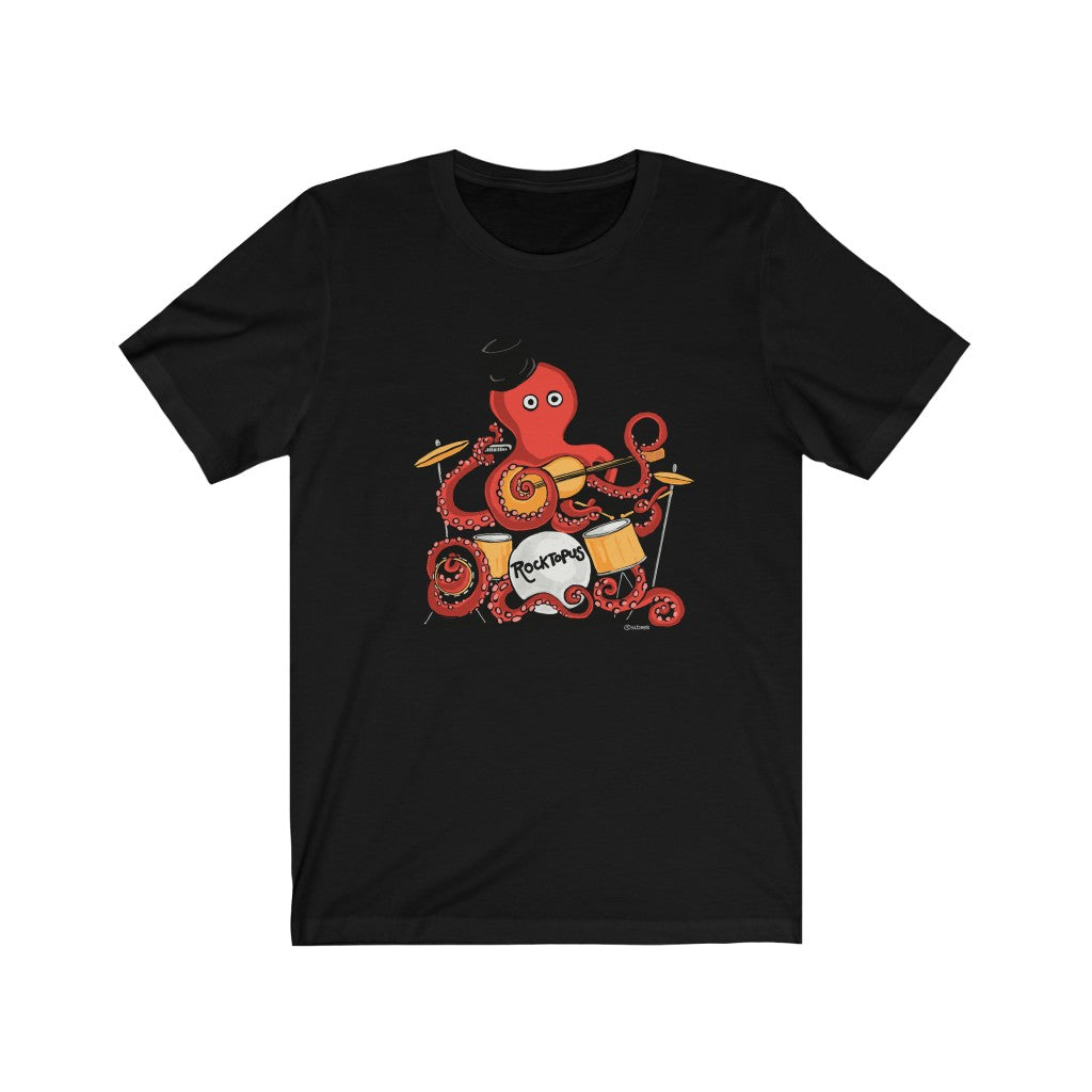 Rocktopus Octopus Unisex Soft Cotton T-Shirt