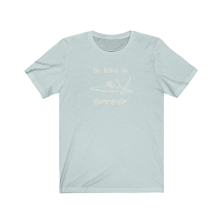 Be Kind to Gastropods Unisex Soft Cotton T-Shirt