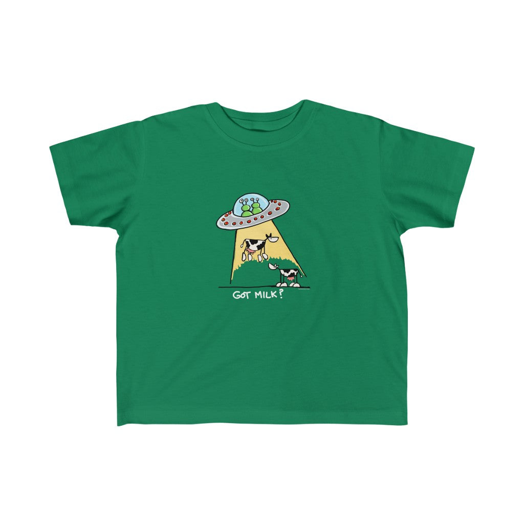 Childrens  UFO Abducting Cows Sizes 2T to 6T T-Shirt