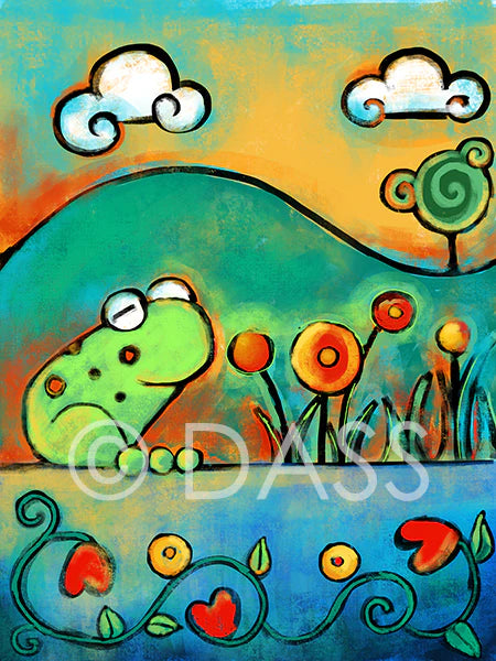 Frog in the Spring